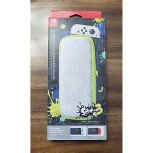 Nintendo Switch Splatoon 3rd Edition Carrying Case & Screen Protector Brand New